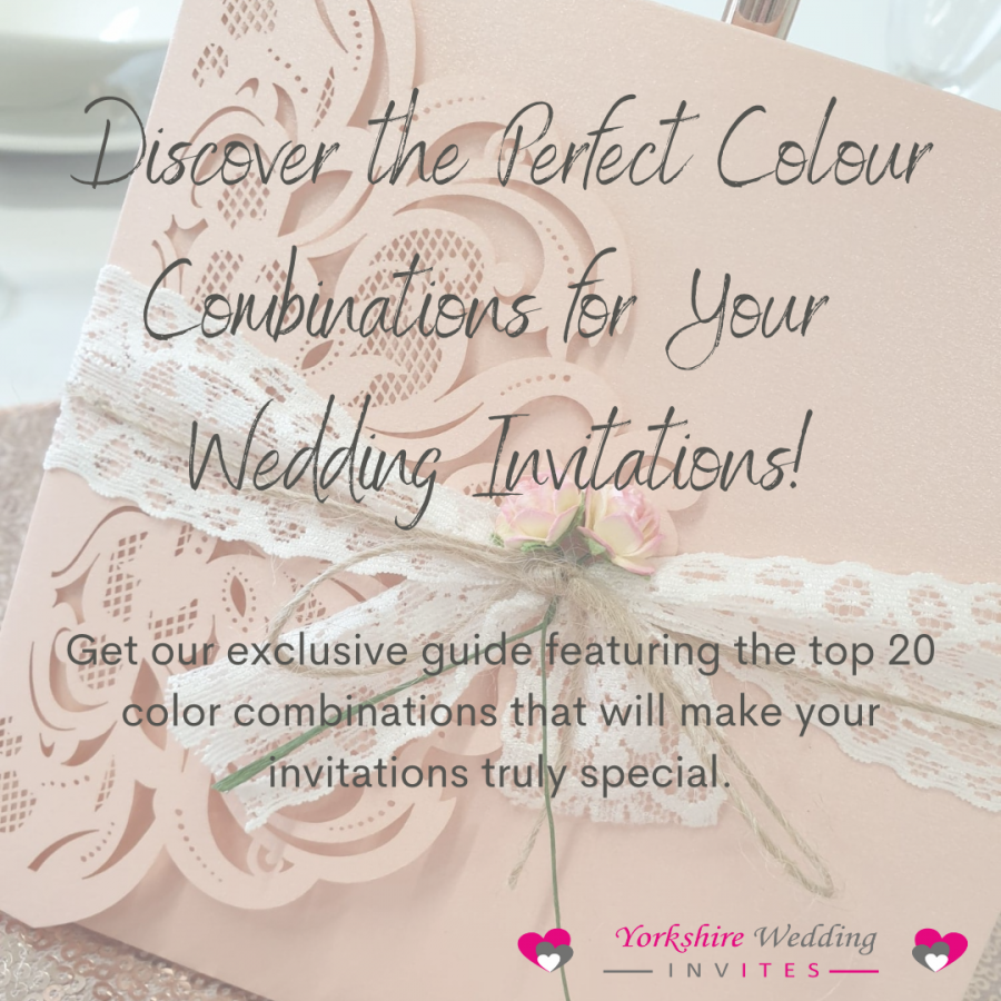 Discover the Perfect Colour Combinations for Your Wedding Invitations!